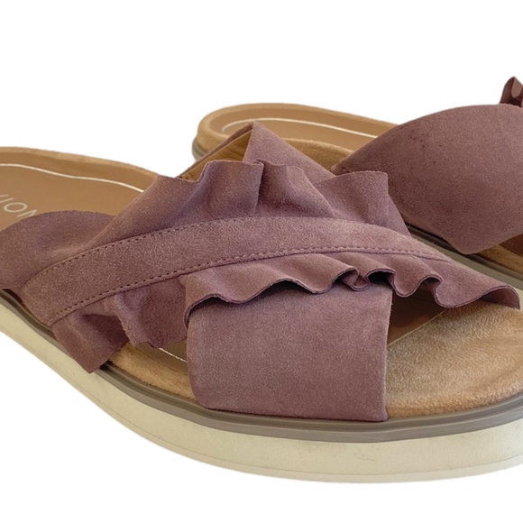 Vionic Azalea Mauve Suede Sandal Size 9 - Picture 5 of 11